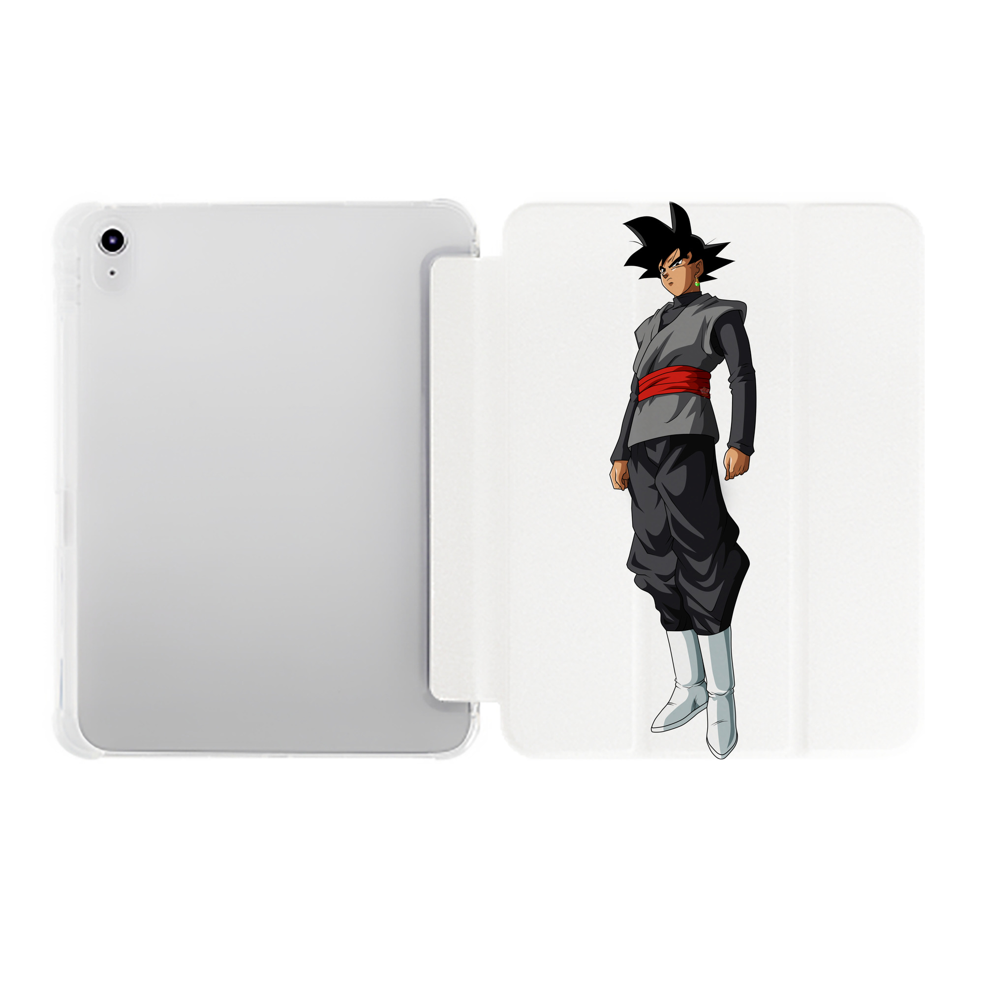 （画像用） ドラゴンボール ベジータ四世（Bejīta Yonsei）DRAGON BALL Vegeta IV IPad ケース ペン収納付き 三つ折りスタンド PUレザー×シリコン 対応機種9.5/10.5/10.9インチ